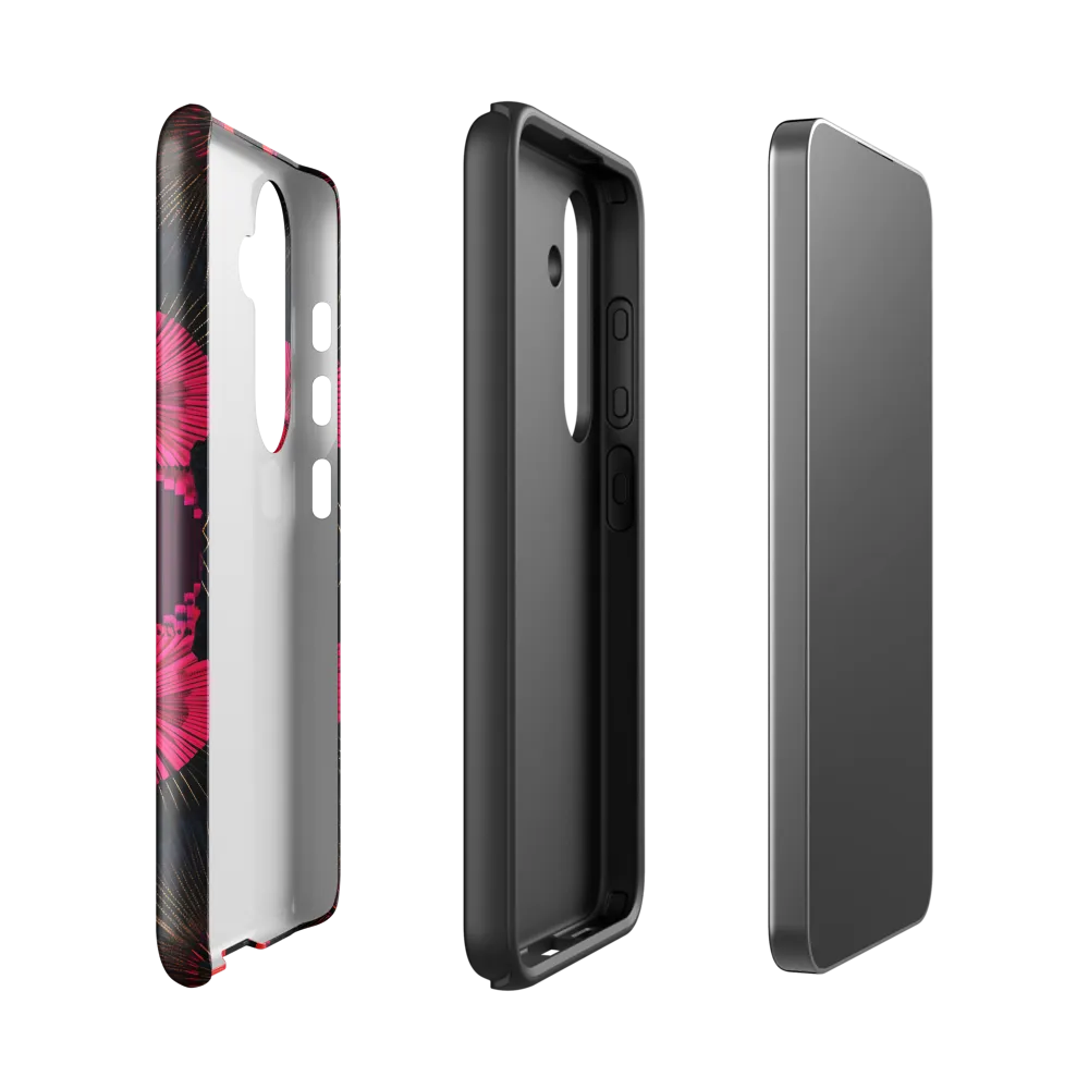 Dynamic Geometric Symphony | Phone Case |  S24 | Tough Case | Glossy