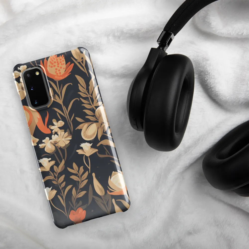 Floral Harmony: A Dance in the Dark