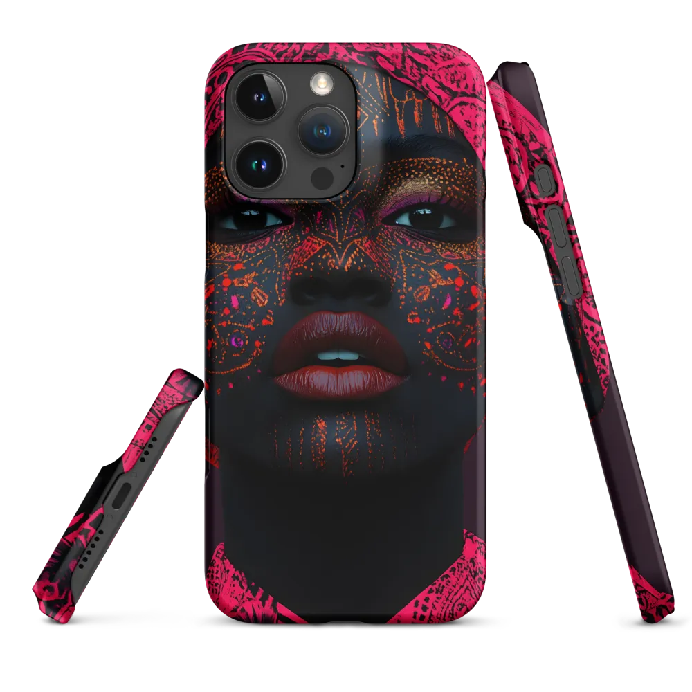 Neon Adornments: A Portrait of Cultural Expression