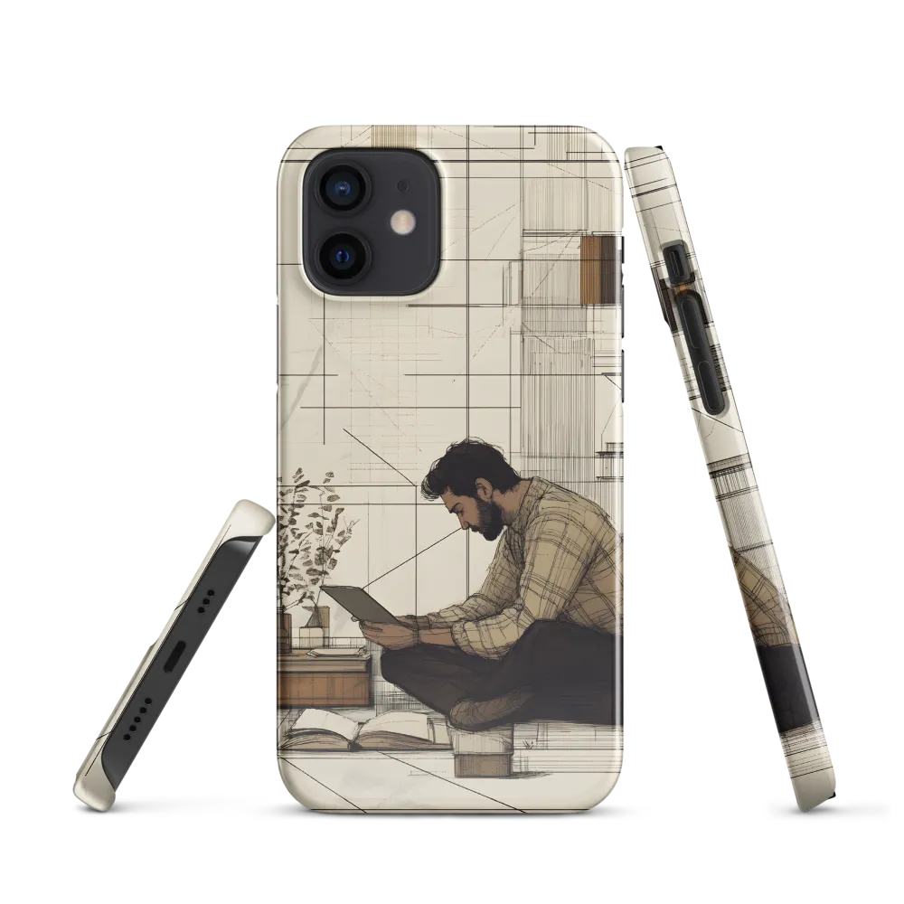Quiet Reflections in Line | Phone Case |  12 | Snap Case | Glossy