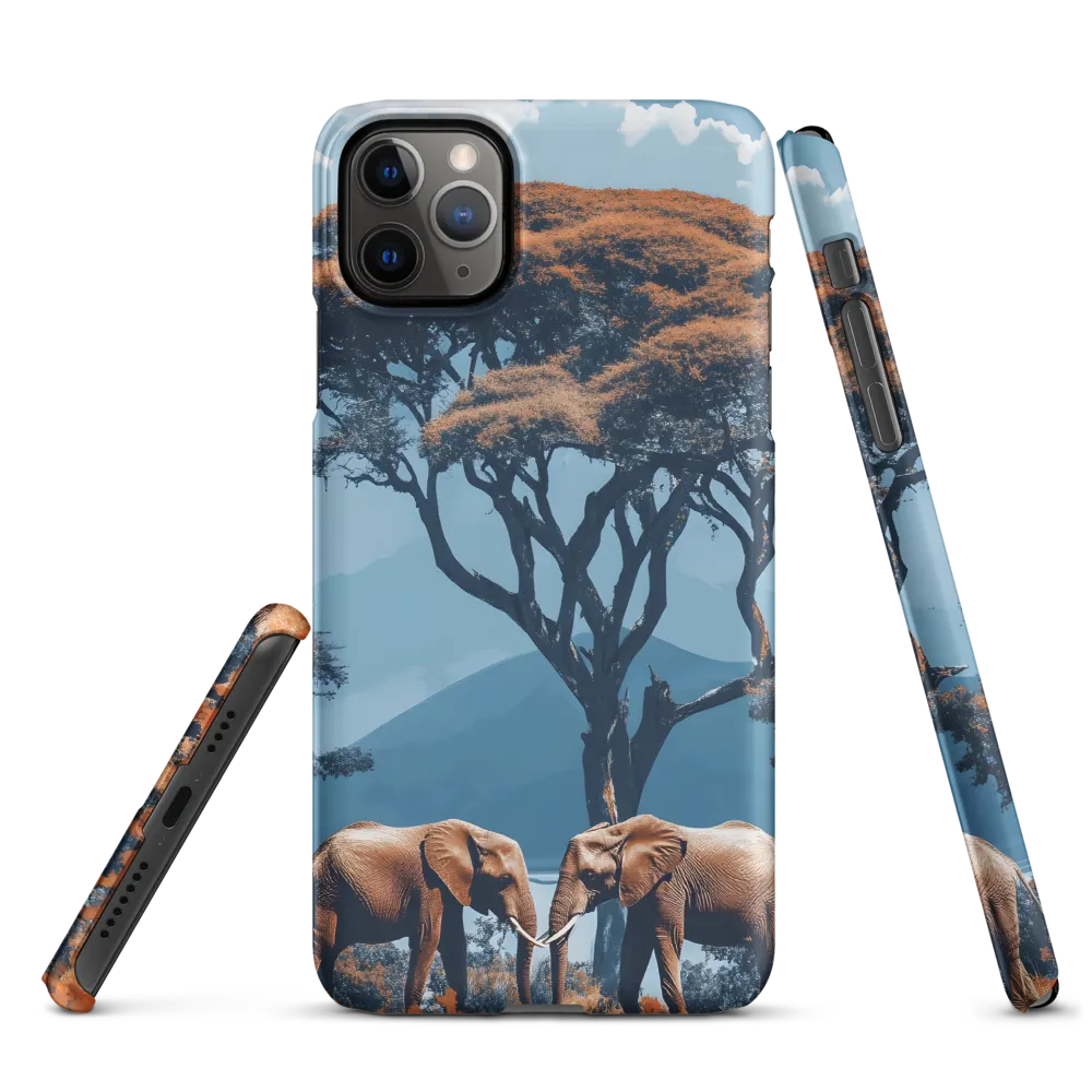 Elephants Amidst Serenity