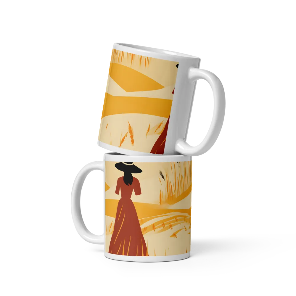 Embracing the Fields: A Floral Journey | Mugs | Multiple Sizes & Colors