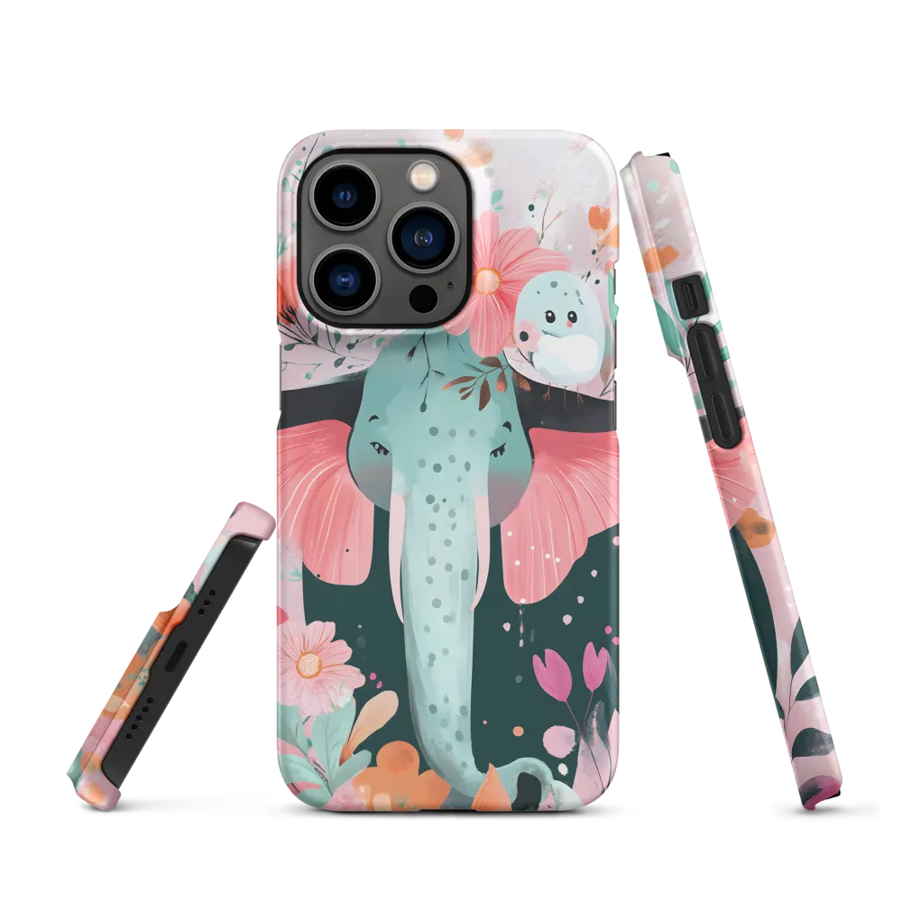 Whimsical Elephant in Bloom