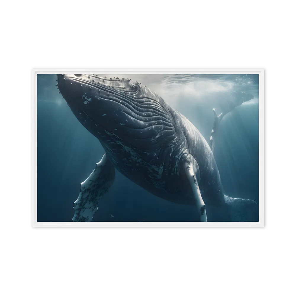 Graced by the Depths | Canvas with White Frame | 20″×30″