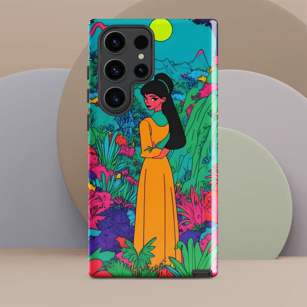 Ethereal Serenity in a Psychedelic Landscape