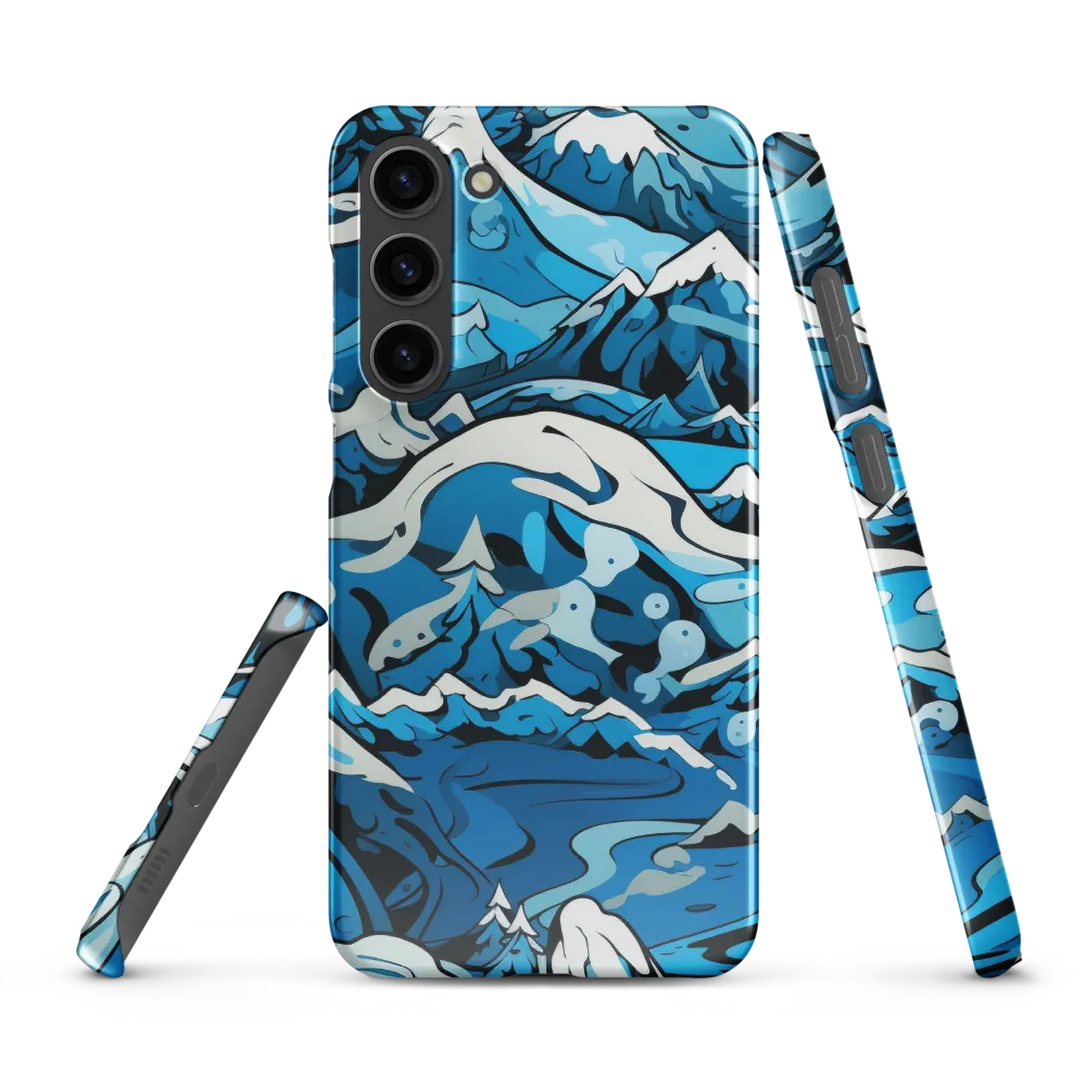 Frozen Harmony: A Blue Mountain Odyssey