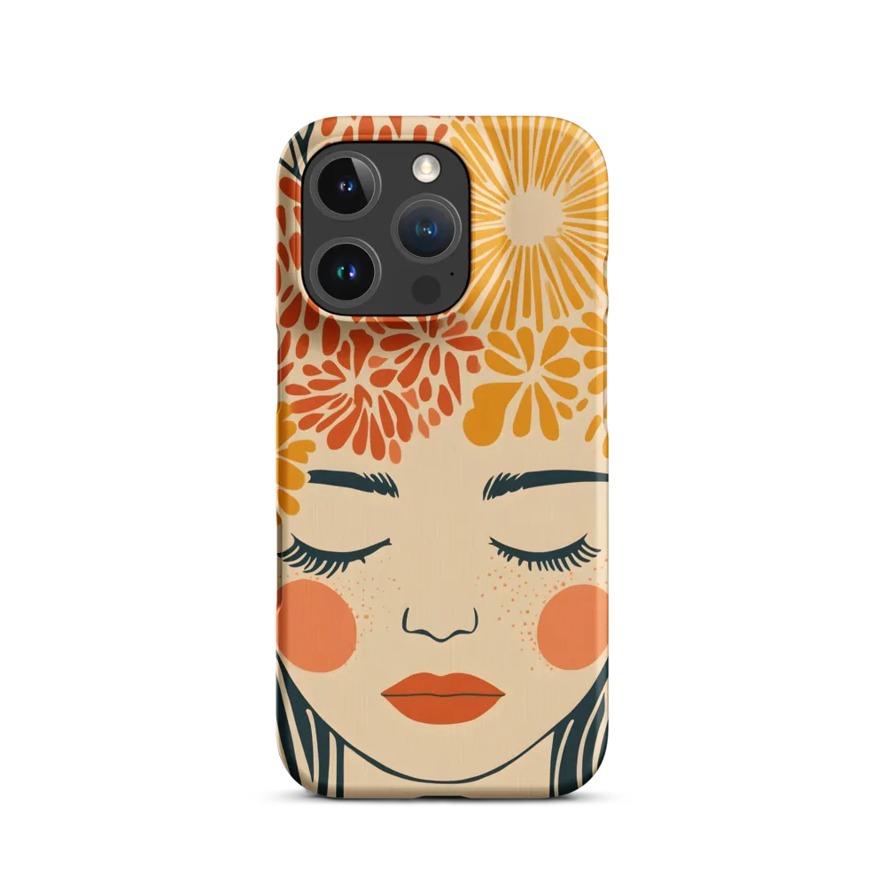 Serenity in Bloom | Phone Case |  16 Pro | Snap Case | Matte