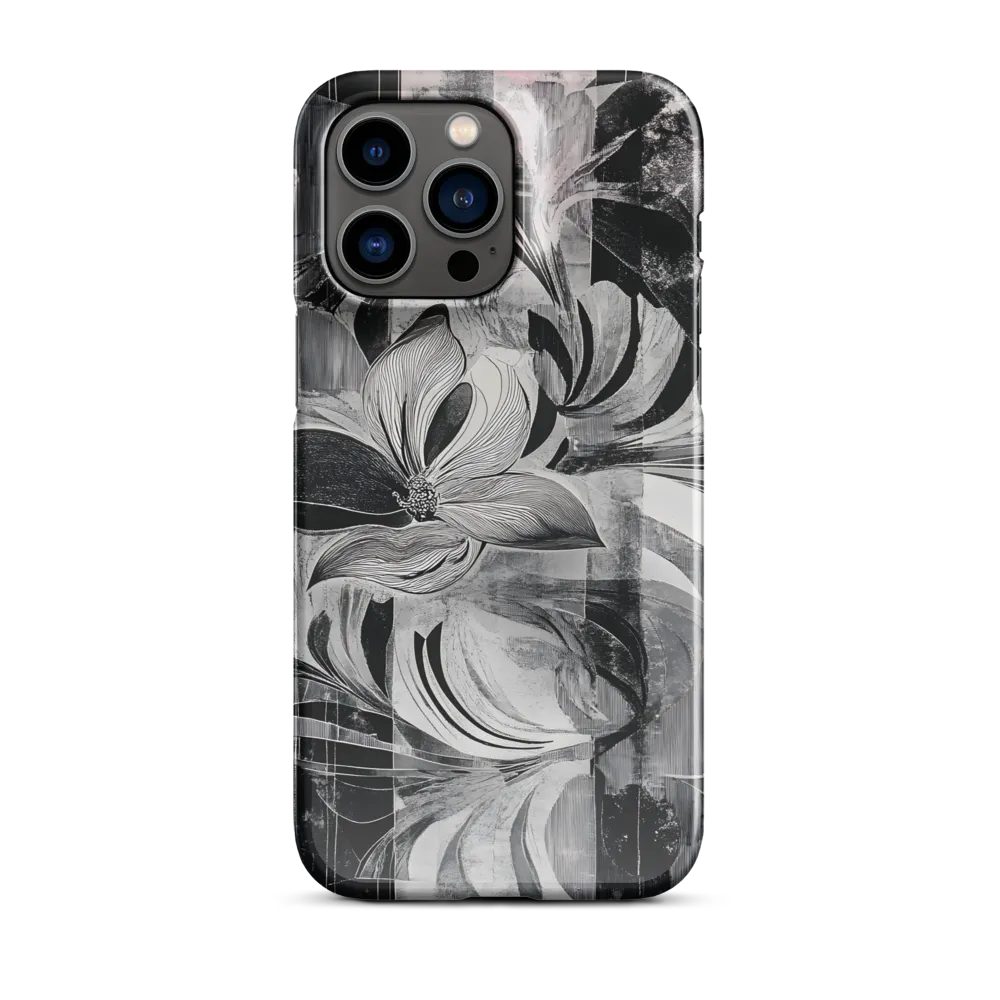 Floral Fusion in Monochrome