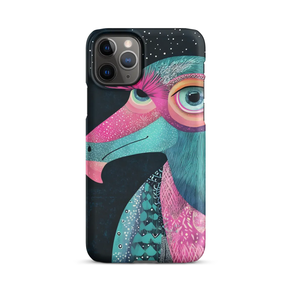 Whimsical Vulture: A Dance of Colors