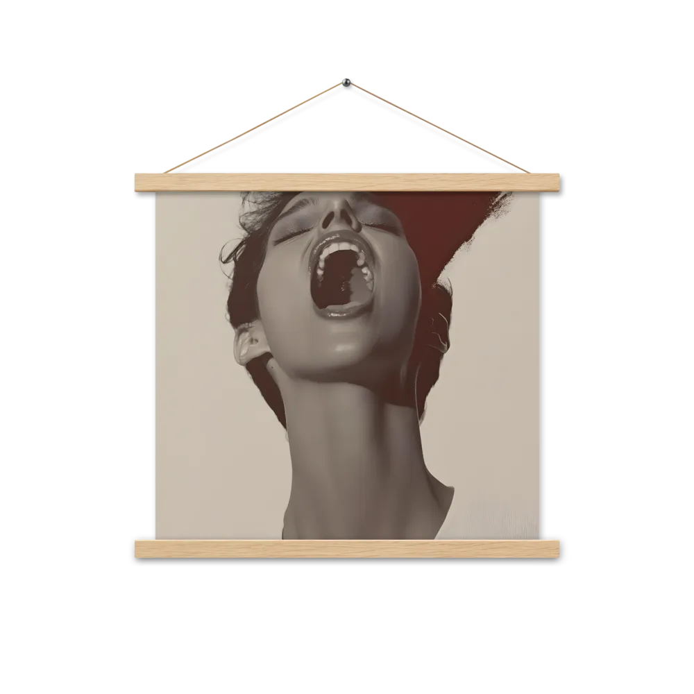 Echoes of Emotion | Poster With Oak Wood Hanger | 18″×18″