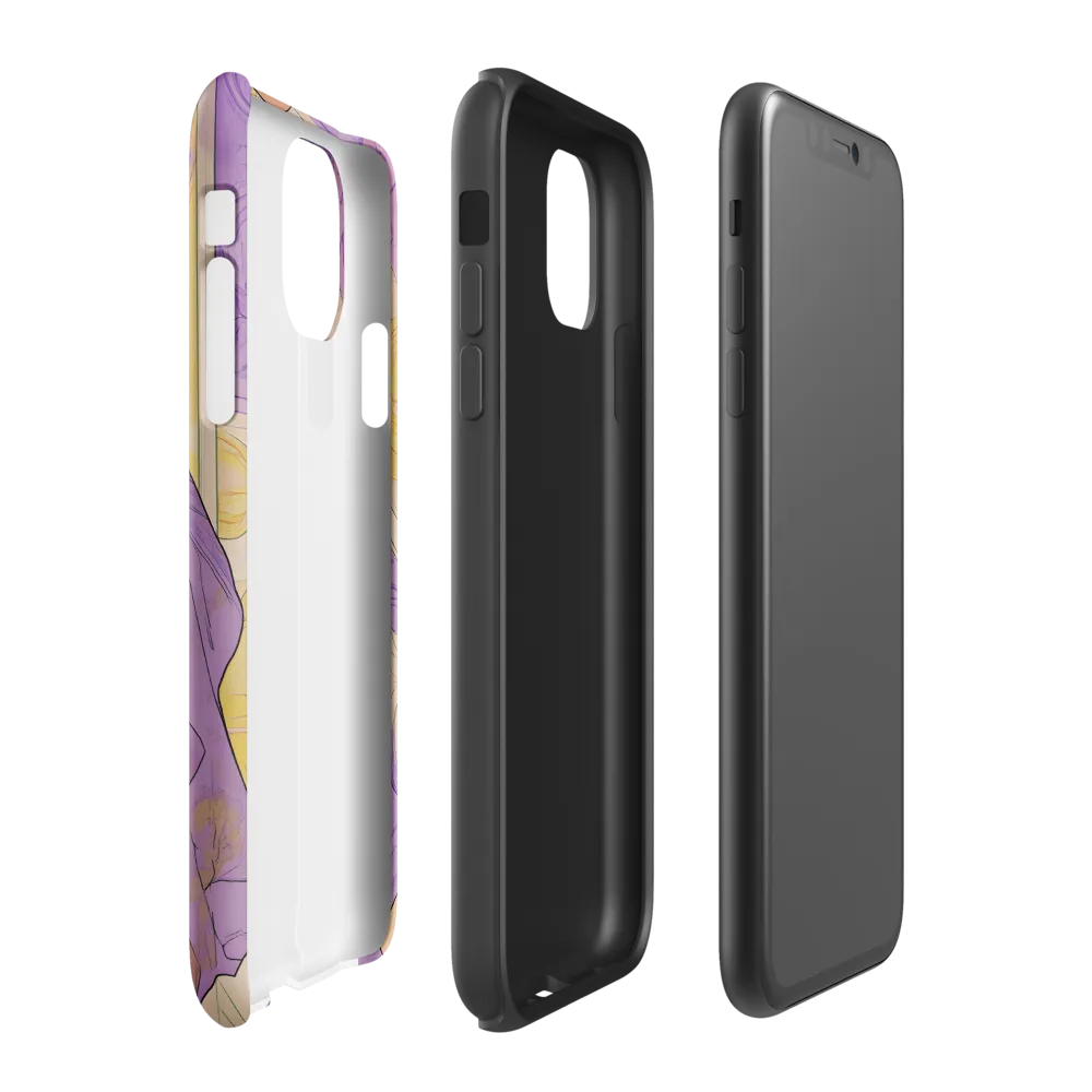 Elegance in Floral Harmony | Phone Case |  11 | Tough Case | Matte