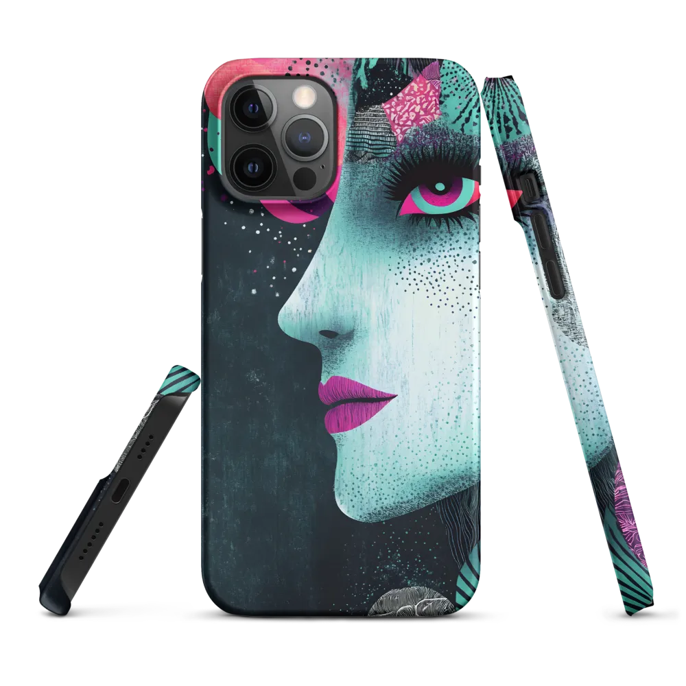 Mystical Beauty in Blue and Pink | Phone Case |  12 Pro Max | Snap Case | Matte