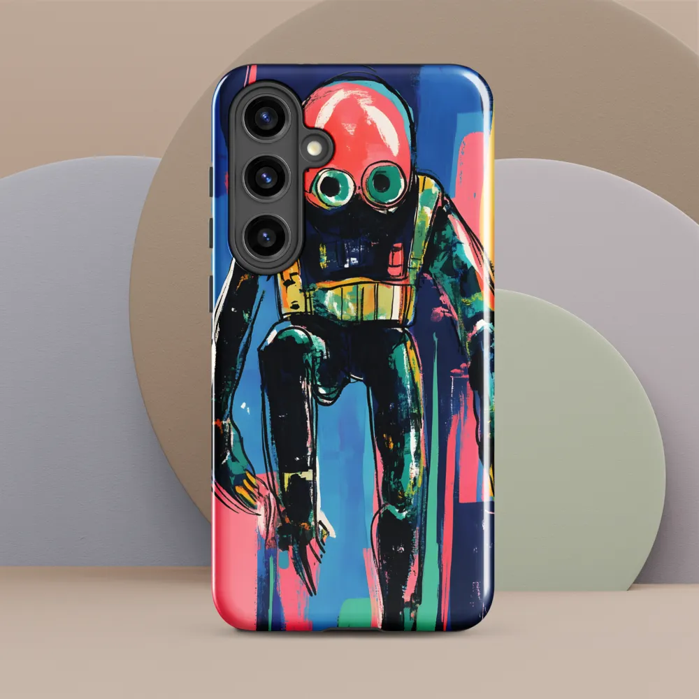 Diver in Vibrant Motion
