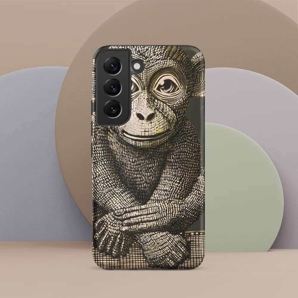 Intricate Primate Portrait