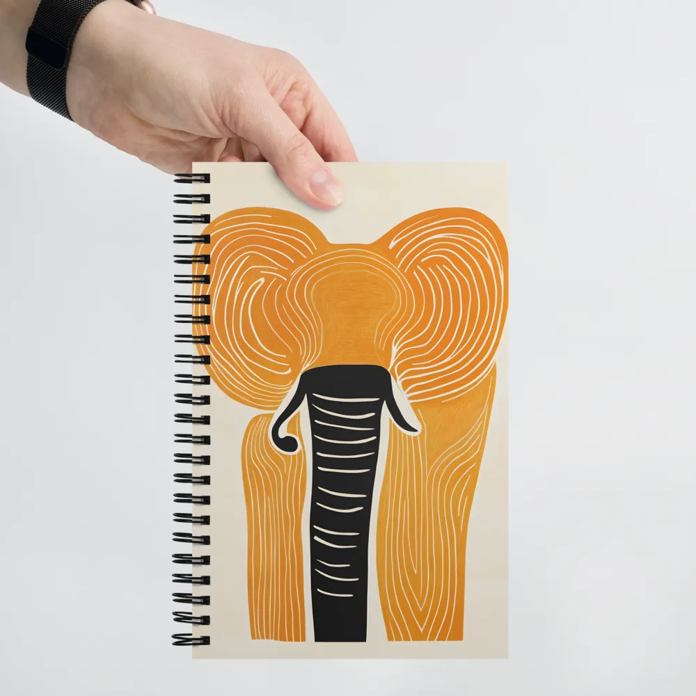 Elegance of the Elephant | Spiral Notebook