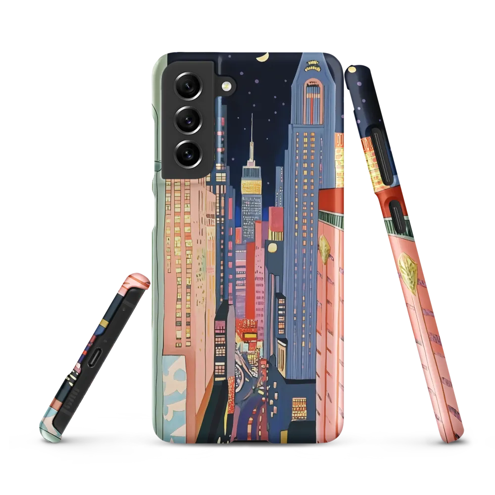 Urban Dreamscape: A Pop Art Night | Phone Case |  S21 FE | Snap Case | Matte