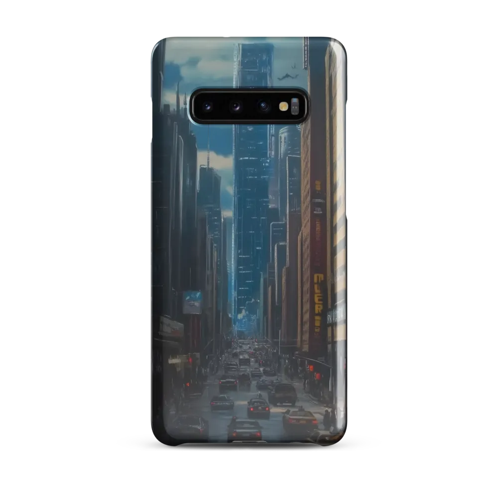 Urban Symphony: A Cityscape Reverie | Phone Case |  S10 Plus | Snap Case | Glossy