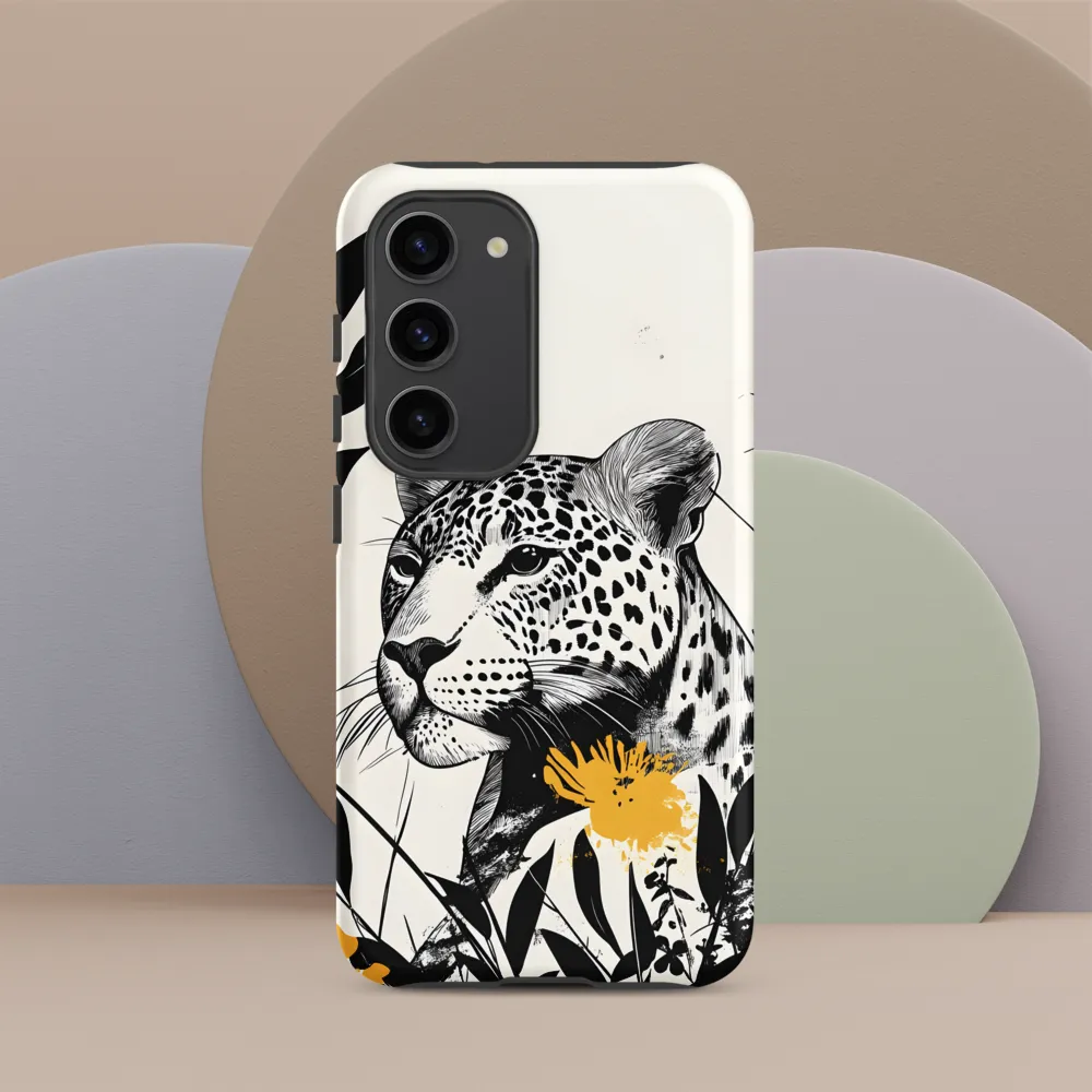 Majestic Leopard Amongst Flora