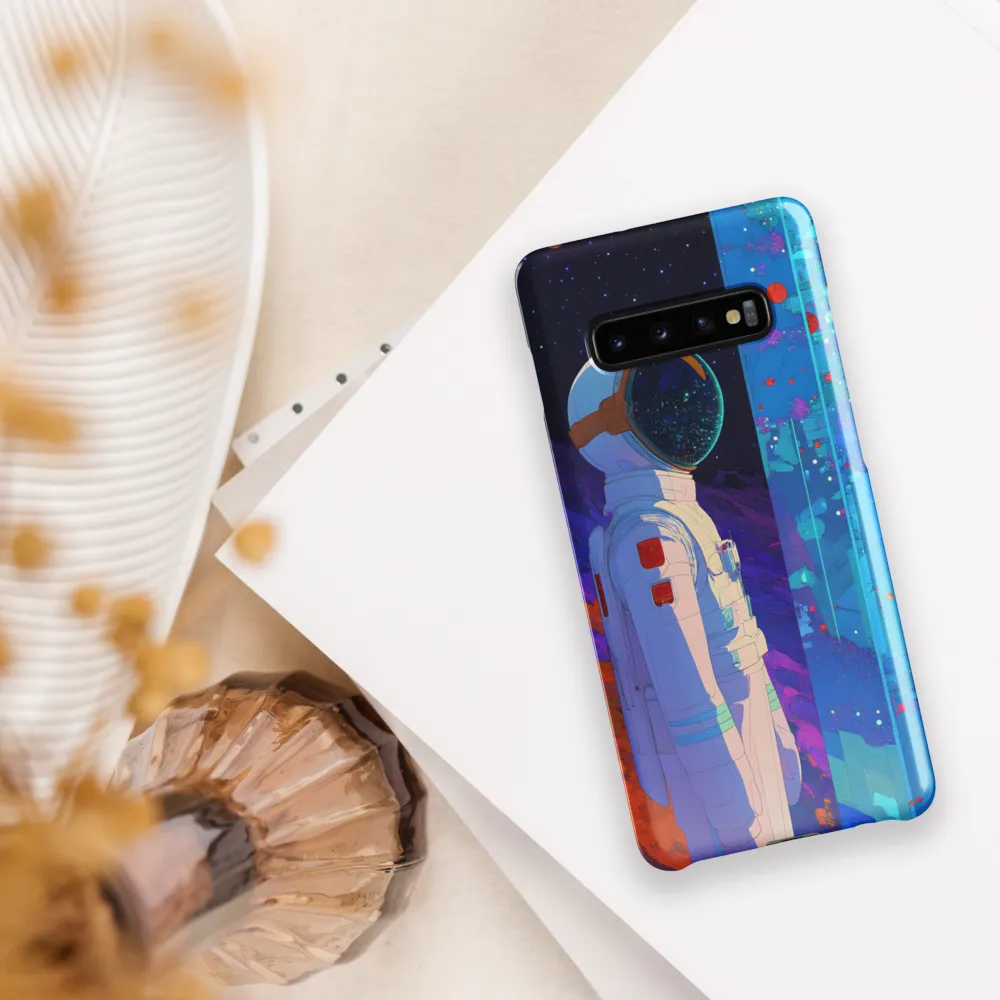 Cosmic Exploration: The Astronaut's Journey | Phone Case |  S10 Plus | Snap Case | Glossy