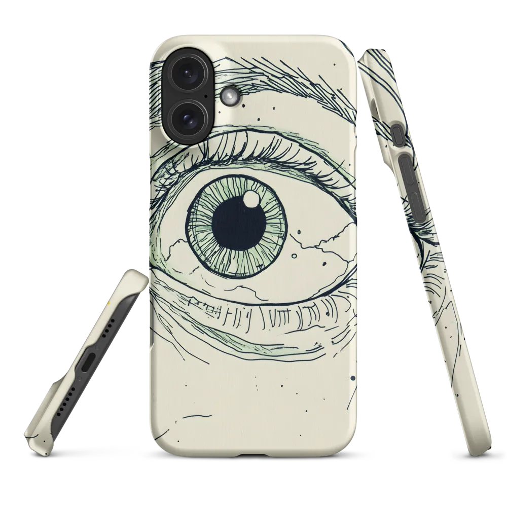 Observant Gaze | Phone Case |  16 Plus | Snap Case | Matte