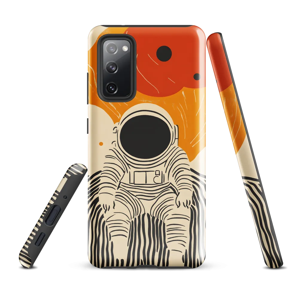 Astronaut in Cosmic Thoughts | Phone Case |  S20 FE | Tough Case | Glossy