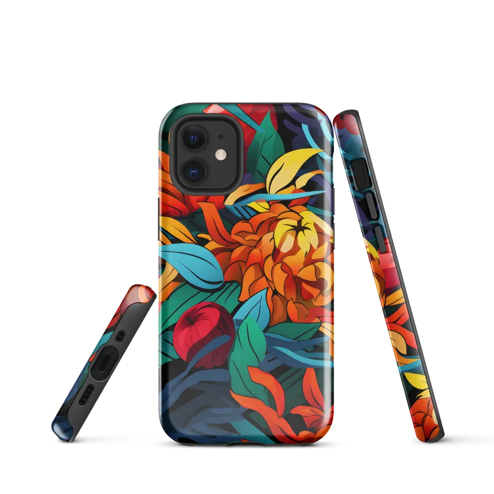 Tropical Harmony | Phone Case |  12 mini | Tough Case | Glossy