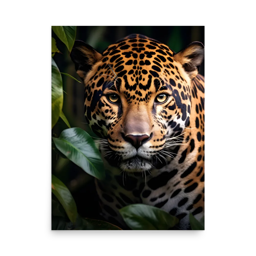 The Intensity of Nature: A Jaguar’s Gaze | Poster | 18″×24″