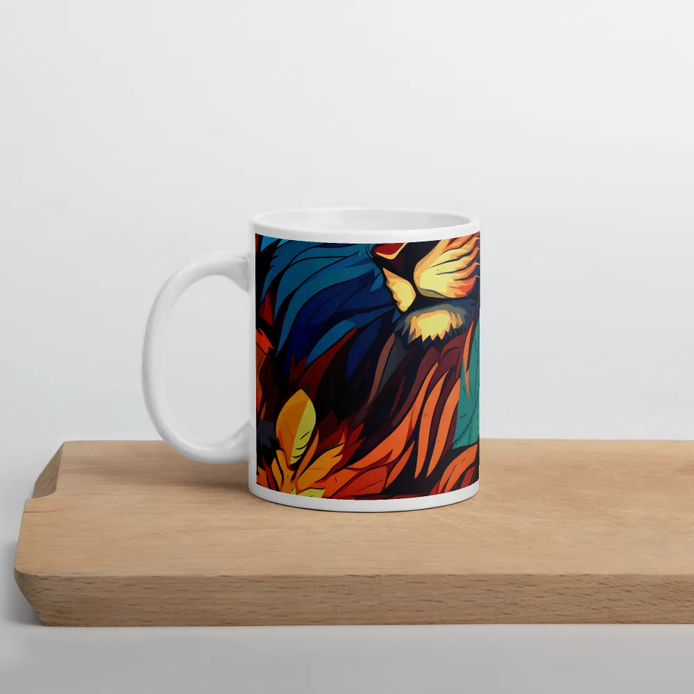 Harmony of Strength: The Lion and Nature | Mugs | Multiple Sizes & Colors