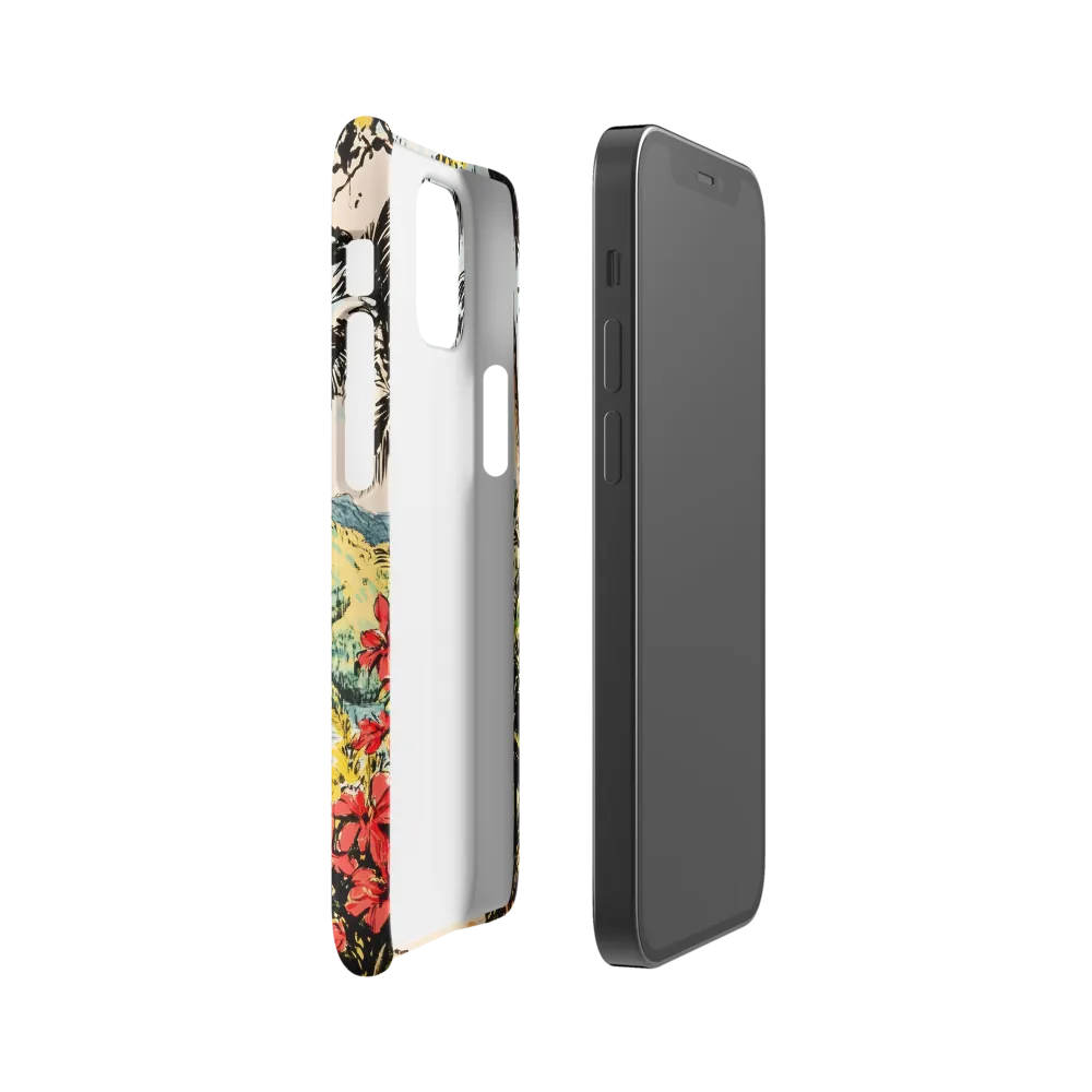 Tropical Serenity | Phone Case |  12 Mini | Snap Case | Matte