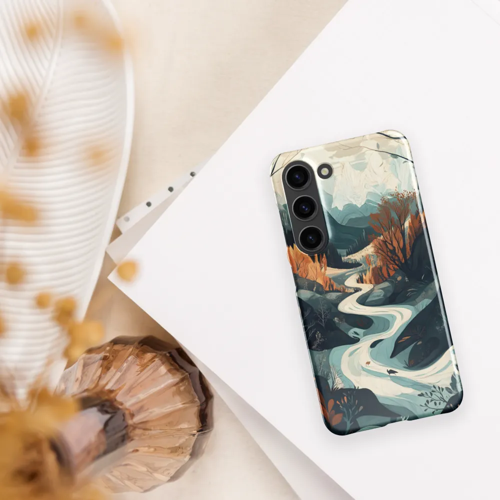 Winding Serenity: A Digital Landscape