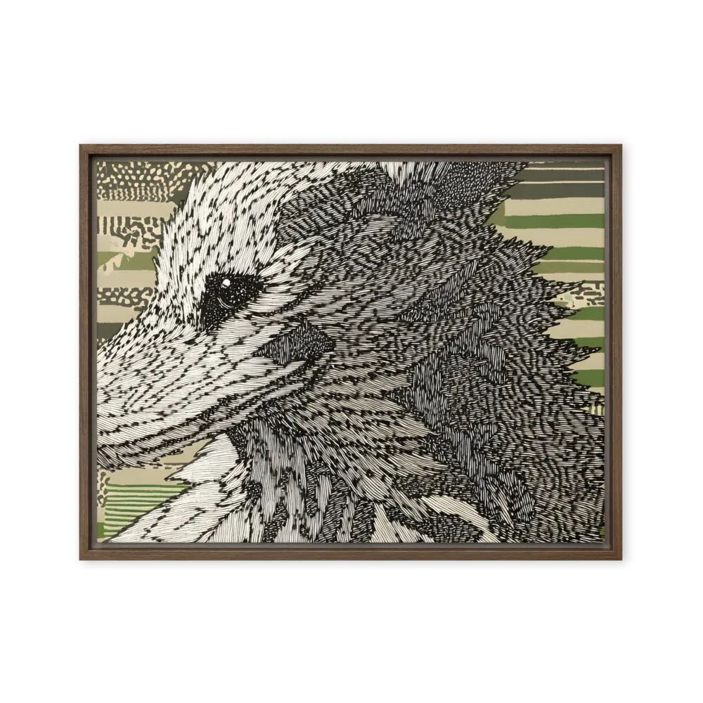Reflections of the Forest | Canvas with Brown Frame | 18″×24″