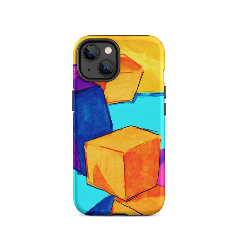 Playful Cubes in Vibrant Harmony