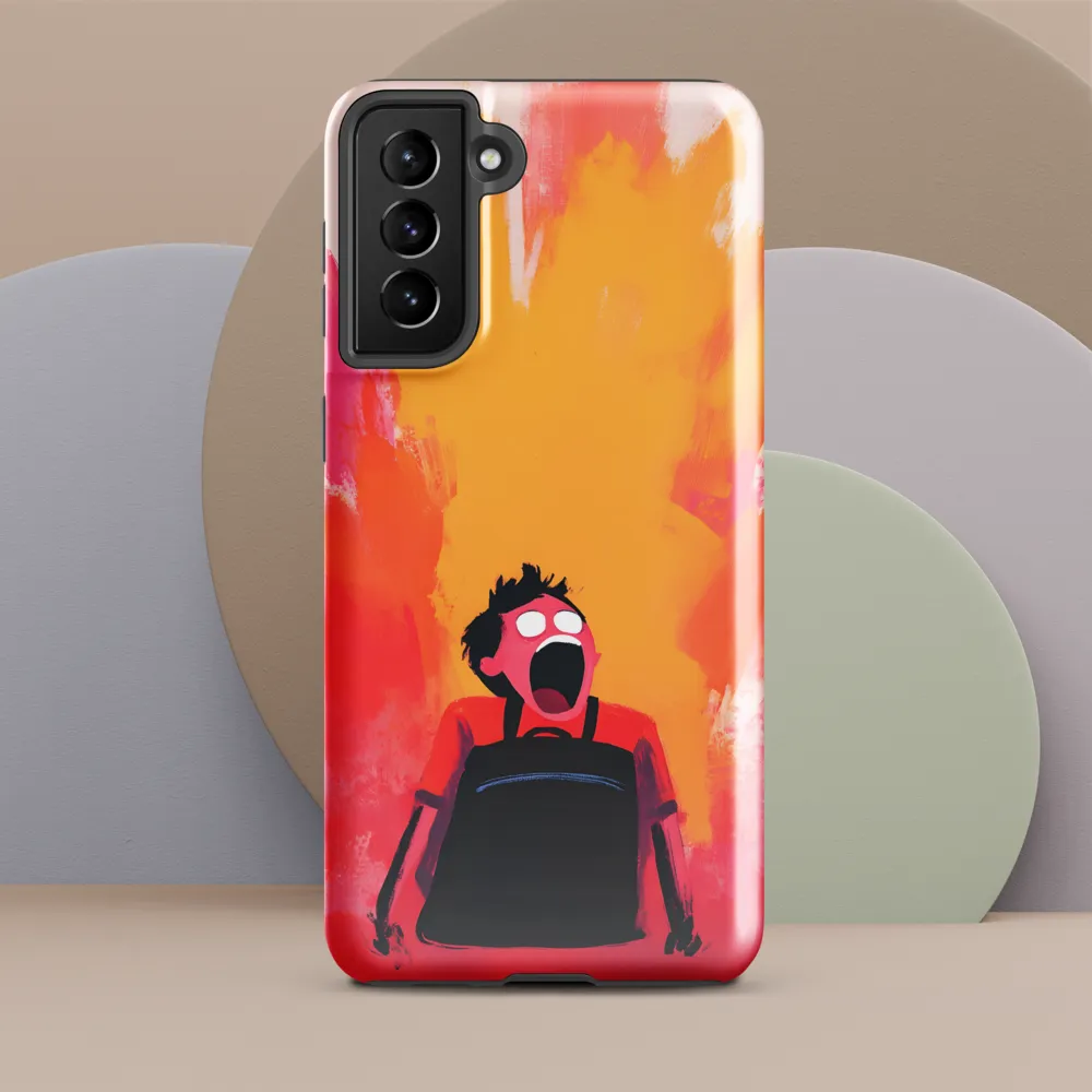 Eruption of Emotions | Phone Case |  S21 Plus | Tough Case | Glossy