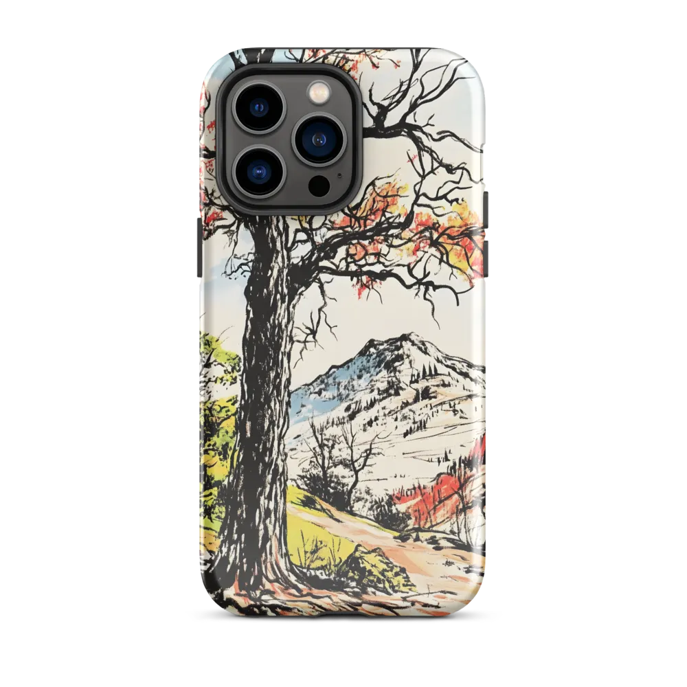 Autumn Majesty: The Guardian Tree | Phone Case |  14 Pro Max | Tough Case | Glossy