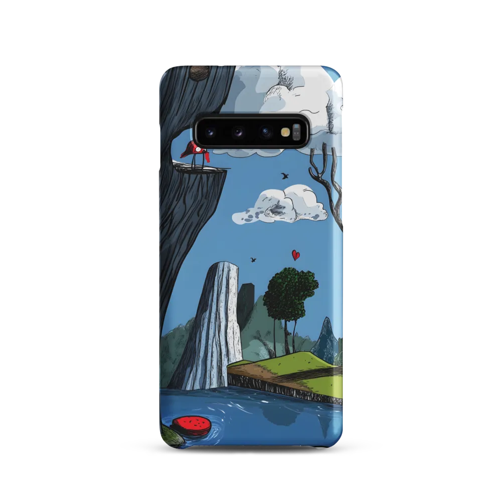 Whimsical Cliffside Reflections