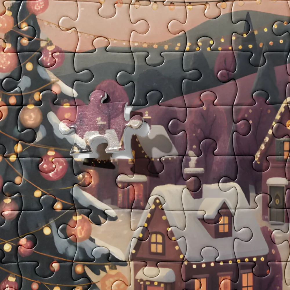 Moonlit Christmas Tree 
 Jigsaw Puzzle