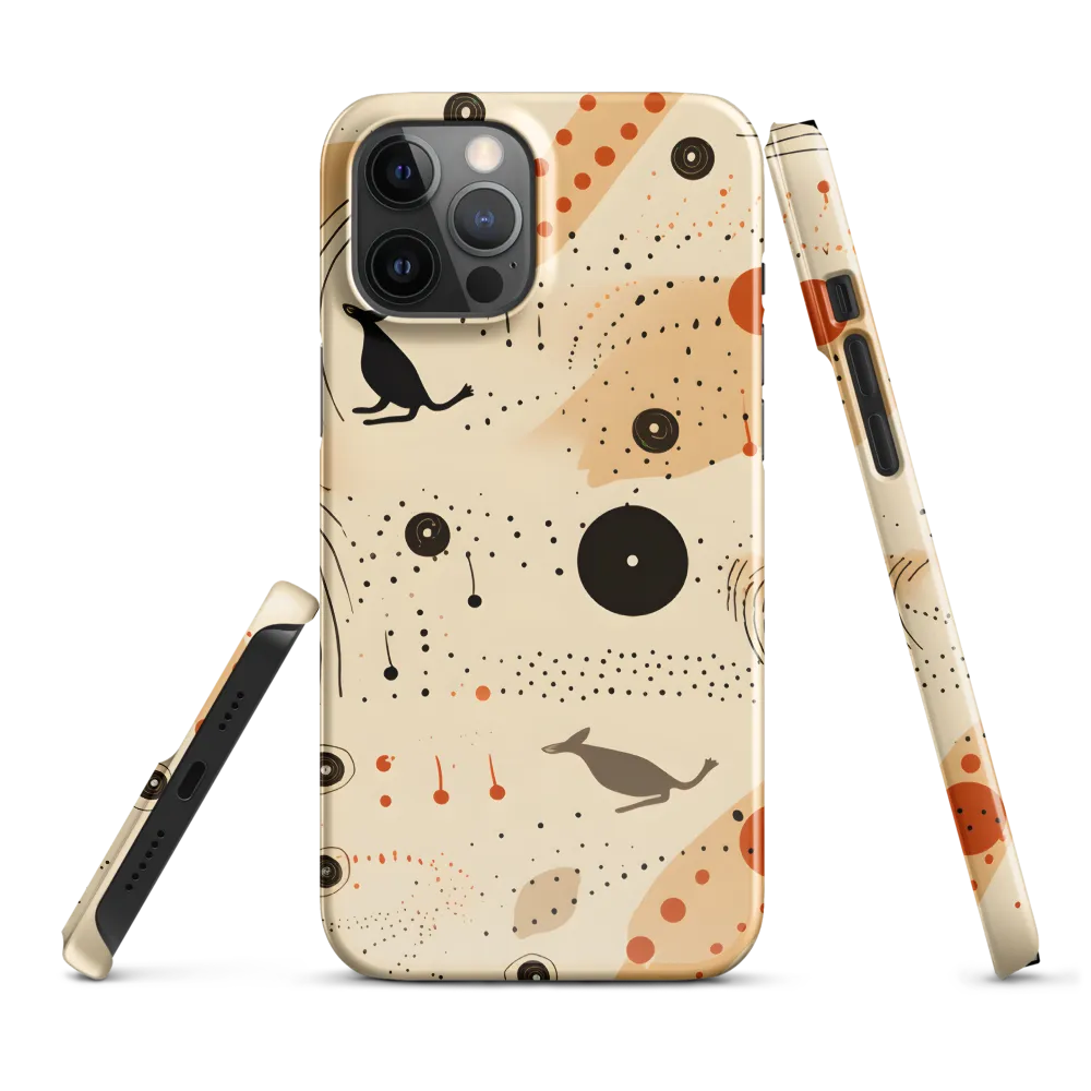 Playful Patterns in Earth Tones | Phone Case |  12 Pro Max | Snap Case | Glossy