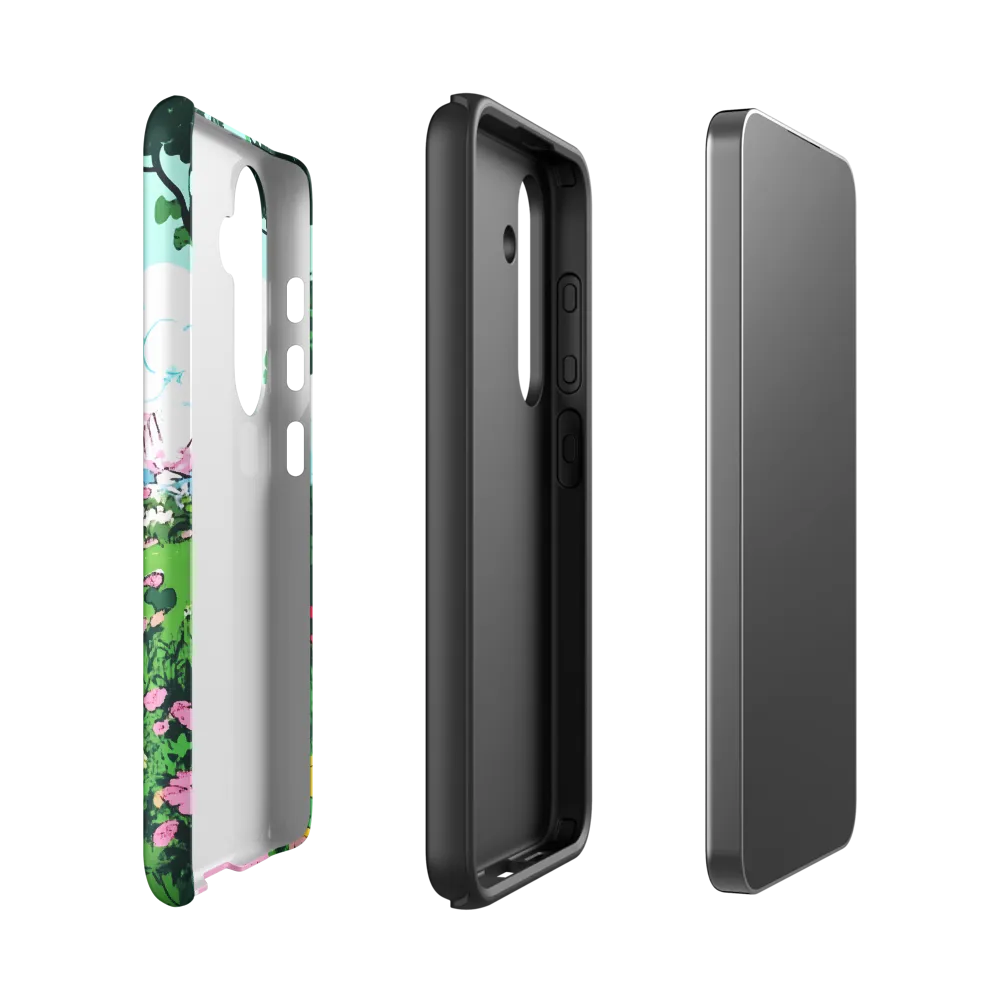 A Serene Journey Through Nature | Phone Case |  S24 | Tough Case | Matte
