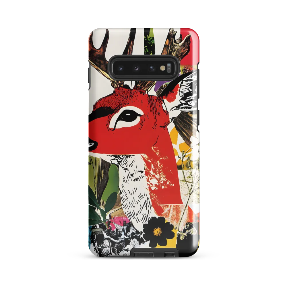 Vibrant Harmony: The Deer in Nature | Phone Case |  S10 Plus | Tough Case | Glossy