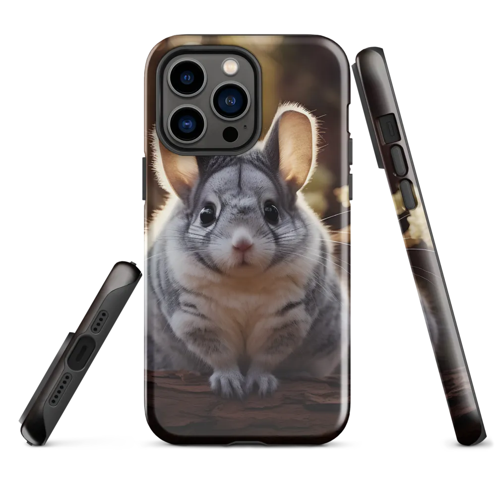 Curious Chinchilla in the Forest