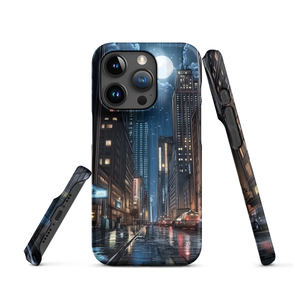 Moonlit Urban Serenity | Phone Case |  15 Pro | Snap Case | Matte