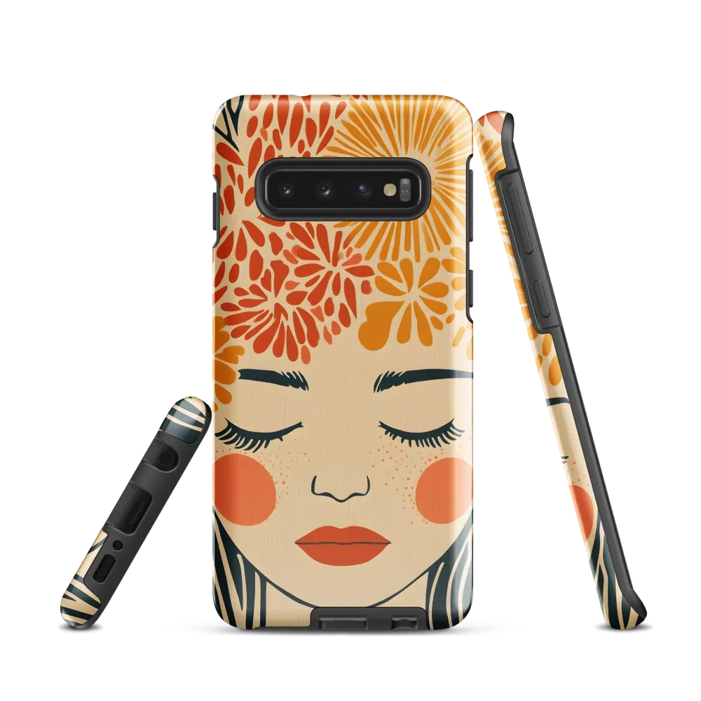 Serenity in Bloom | Phone Case |  S10 | Tough Case | Glossy