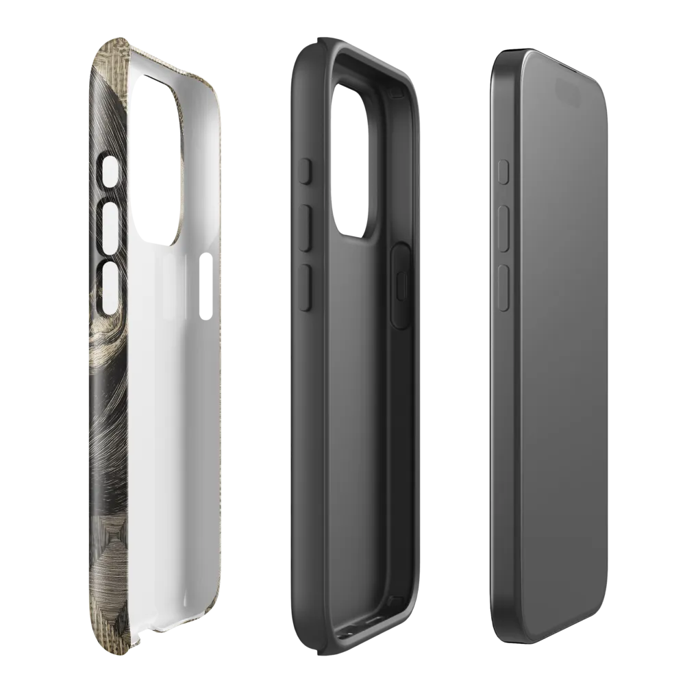 Contemplative Reflection | Phone Case |  15 Pro | Tough Case | Glossy
