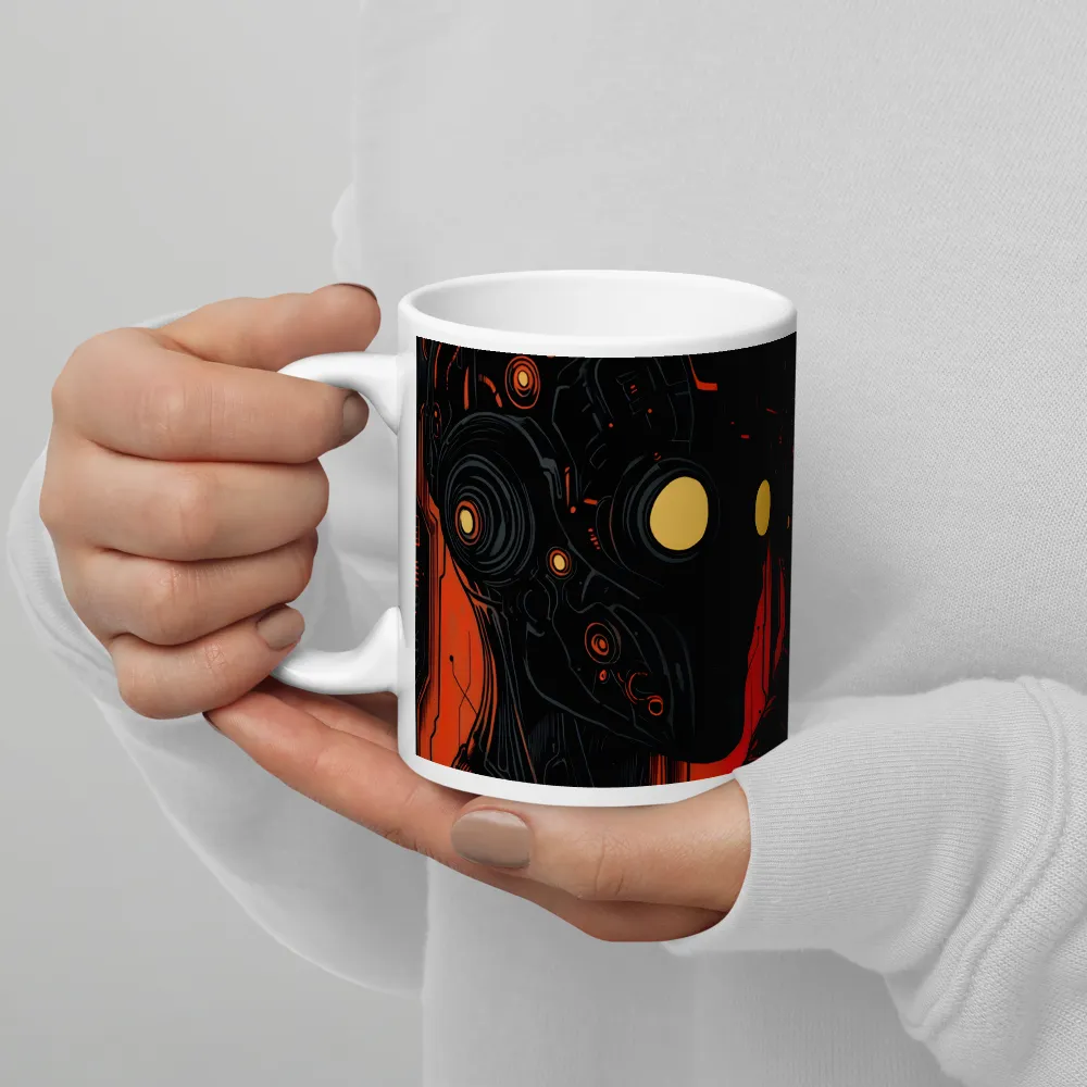 Surveillance in the Cyberscape | Mug with White inside | 11 oz