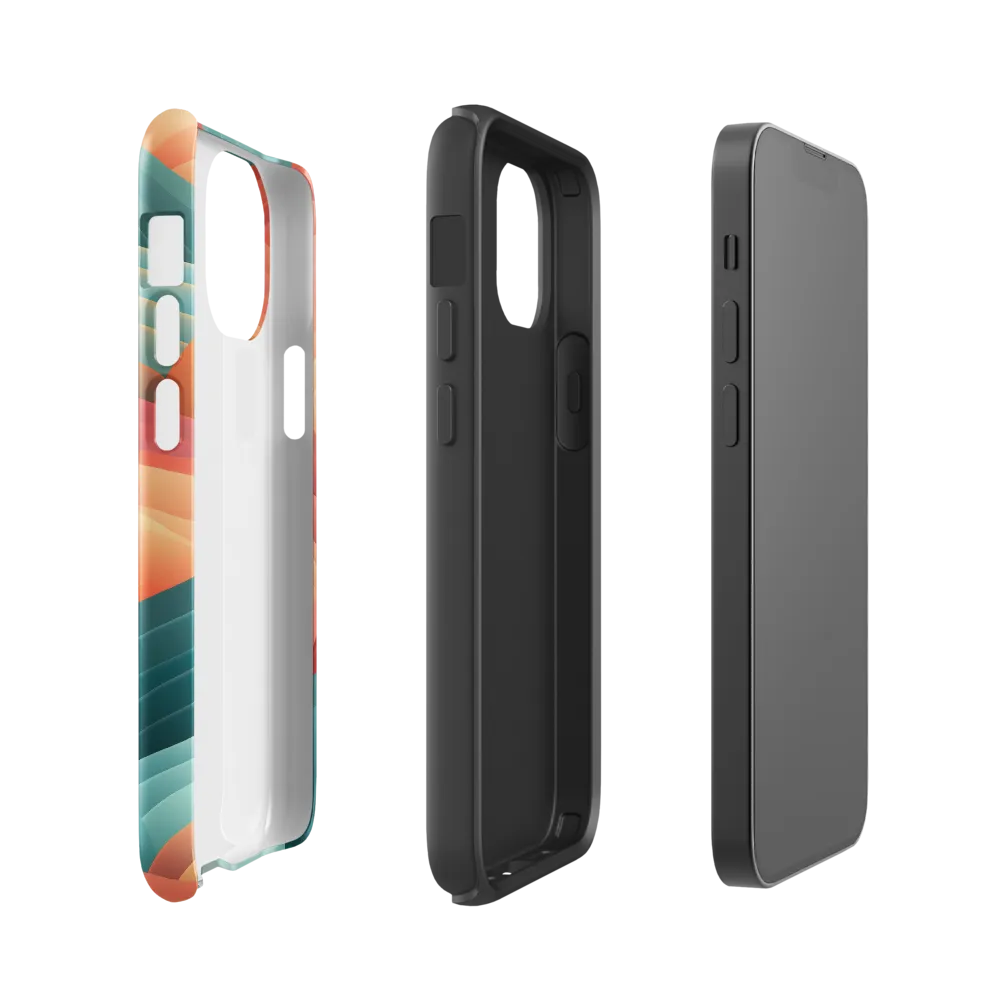 Rhythms of the Waves | Phone Case |  13 mini | Tough Case | Glossy