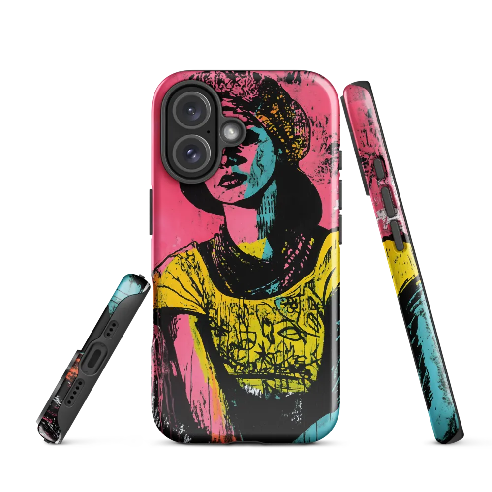Urban Elegance: A Graffiti Portrait
