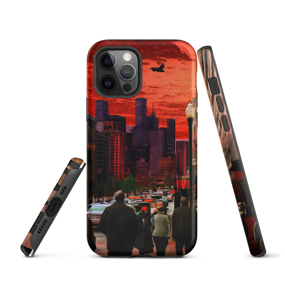 Urban Reverie: Stratospheric Shadows | Phone Case |  12 Pro | Tough Case | Matte