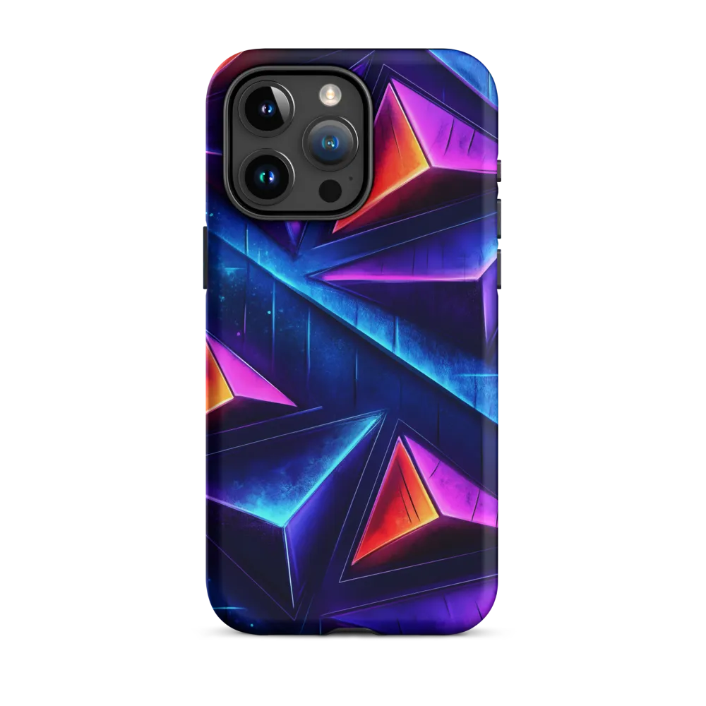 Geometric Luminescence | Phone Case |  15 Pro Max | Tough Case | Matte