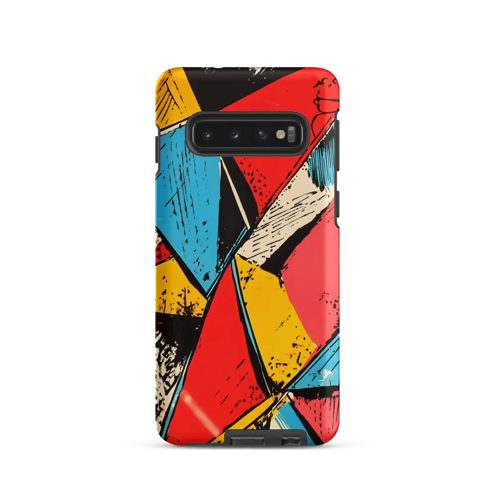 Dancing Triangles in Technicolor | Phone Case |  S10 | Tough Case | Matte