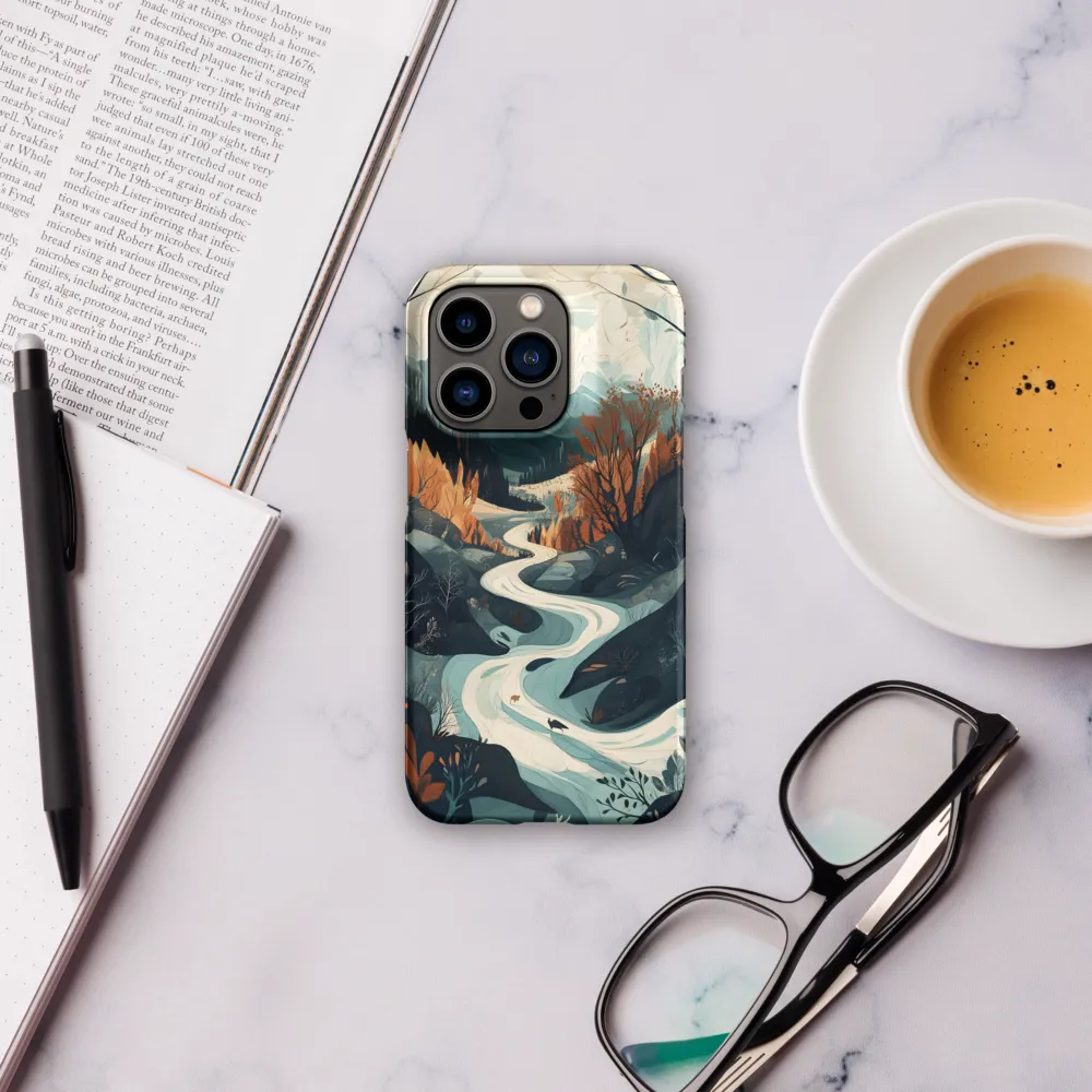 Winding Serenity: A Digital Landscape